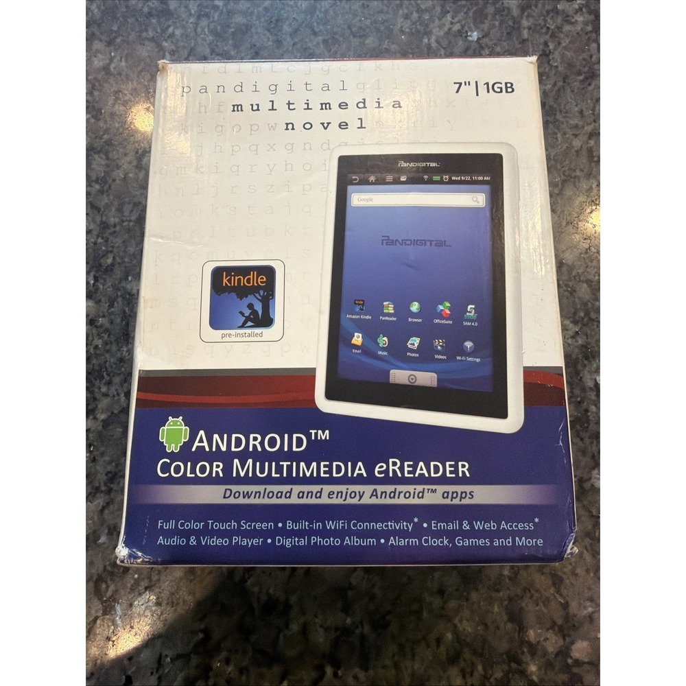 Pandigital Multimedia Novel 7"Android Multimedia Tablet & Color eReader